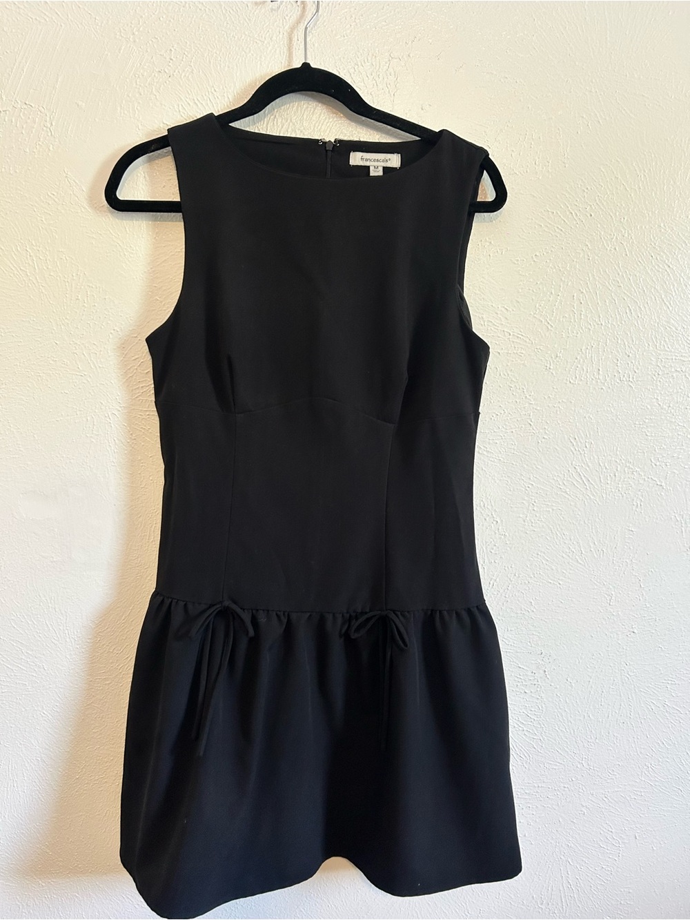 Francesca's Collections Black Sleeveless Mini Dress